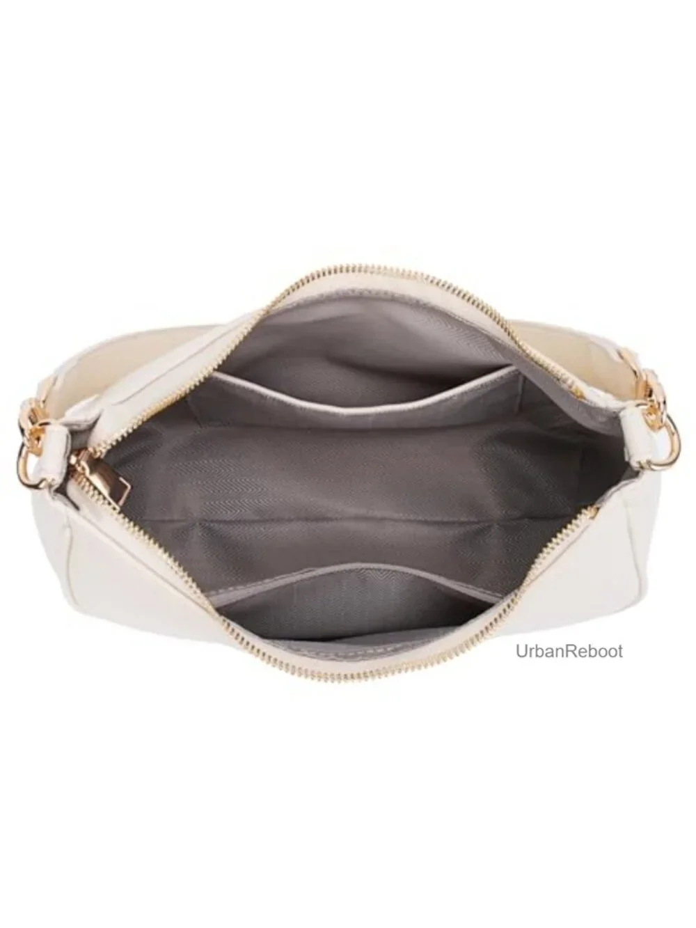 Hobo Shoulder Bag Faux PU Leather Zipper Mini Clutch Purse Travel Tote